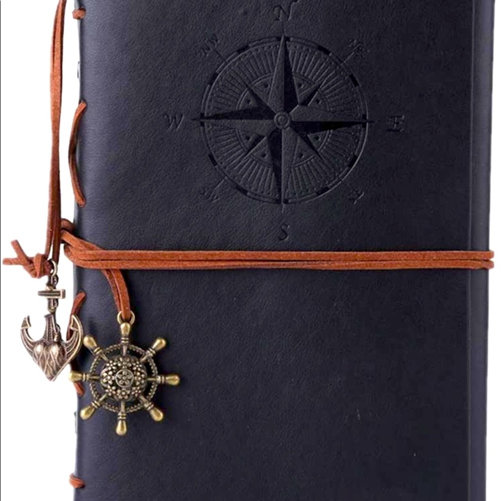 🗝 Leather Password Book Journal Travel Diary 📔 - Picture 5 of 16